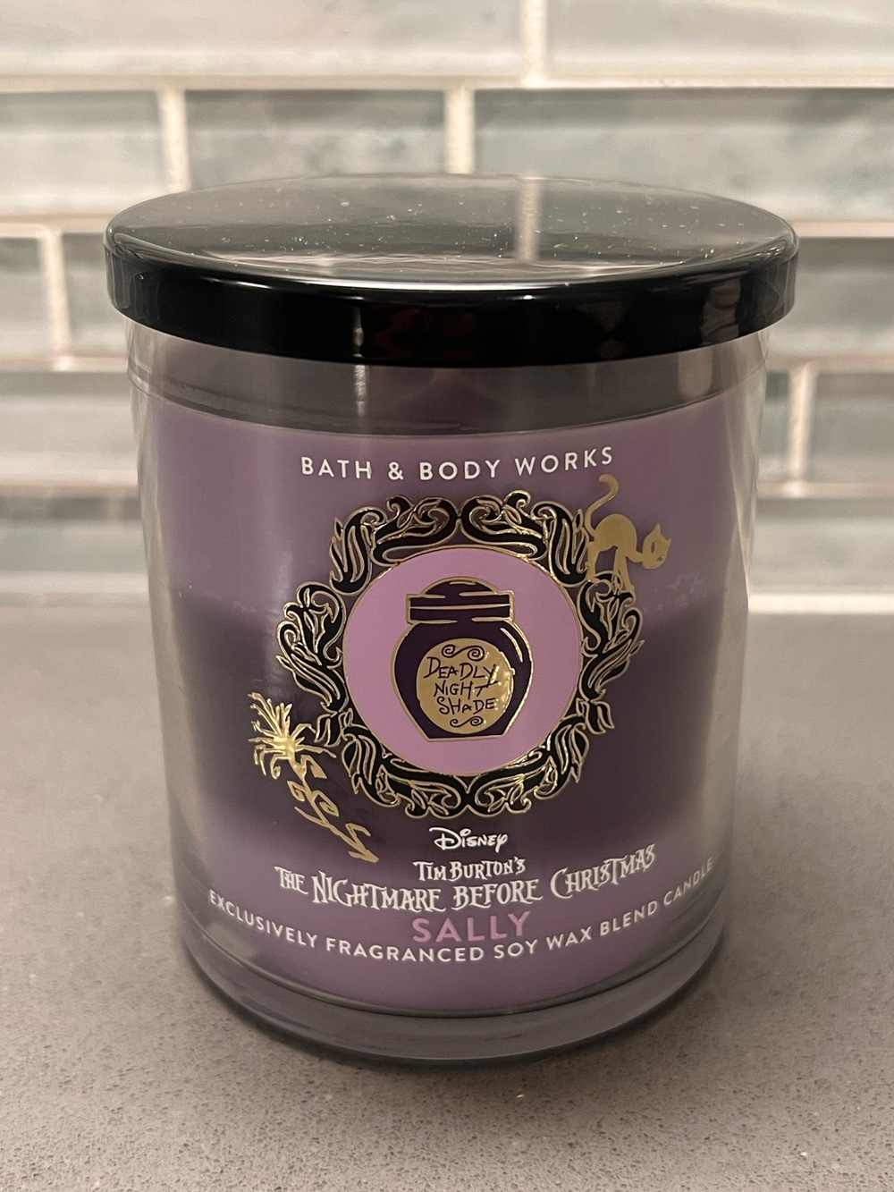 Bath & Body Works The Nightmare Before Christmas Sally Single Wick Candle